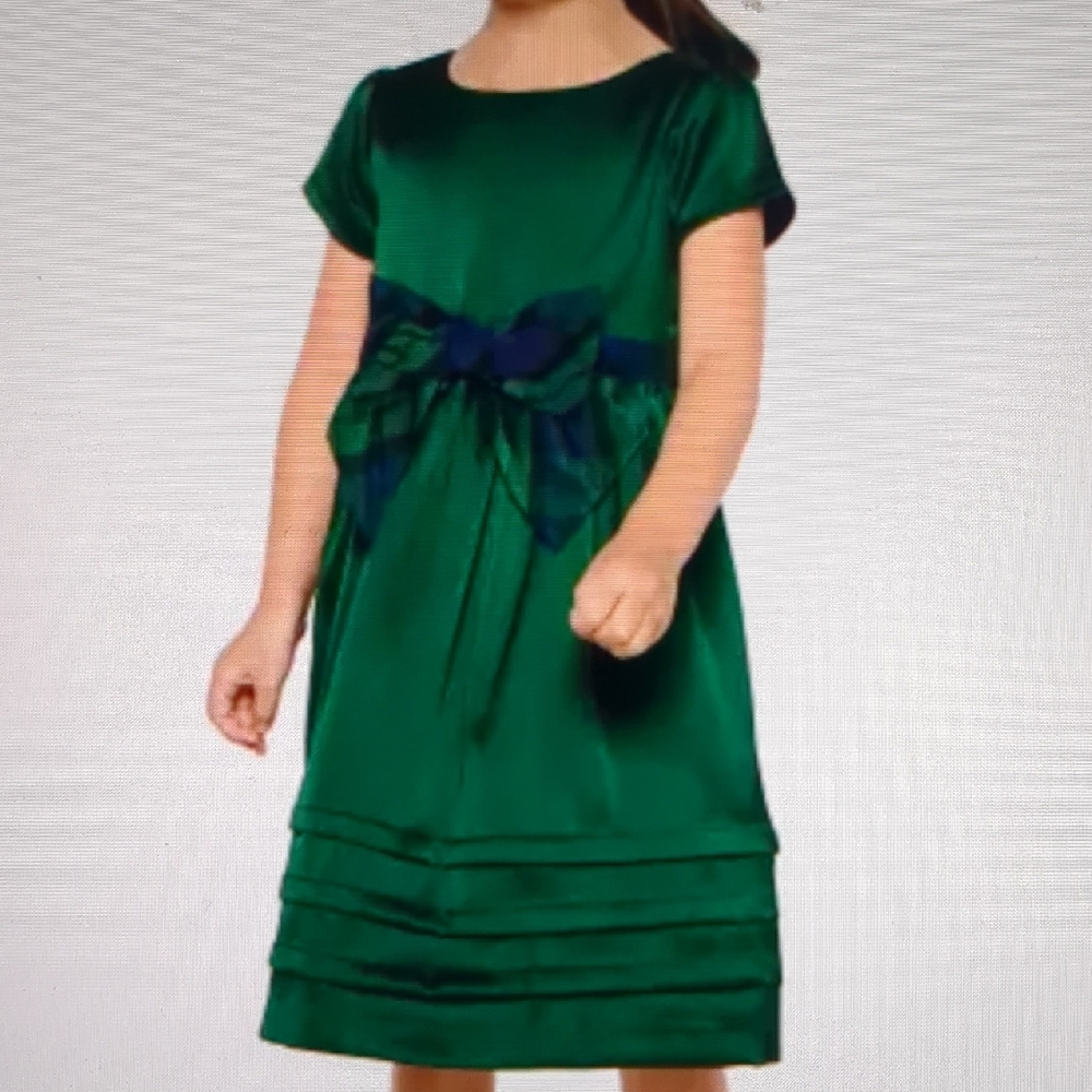 Gymboree NWT Nutcracker Plaid Bow Pintuck Dress